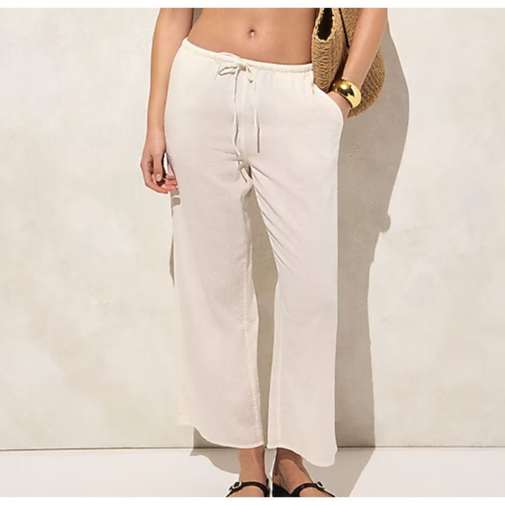 J.Crew Airy gauze beach pant NWOT Size XS